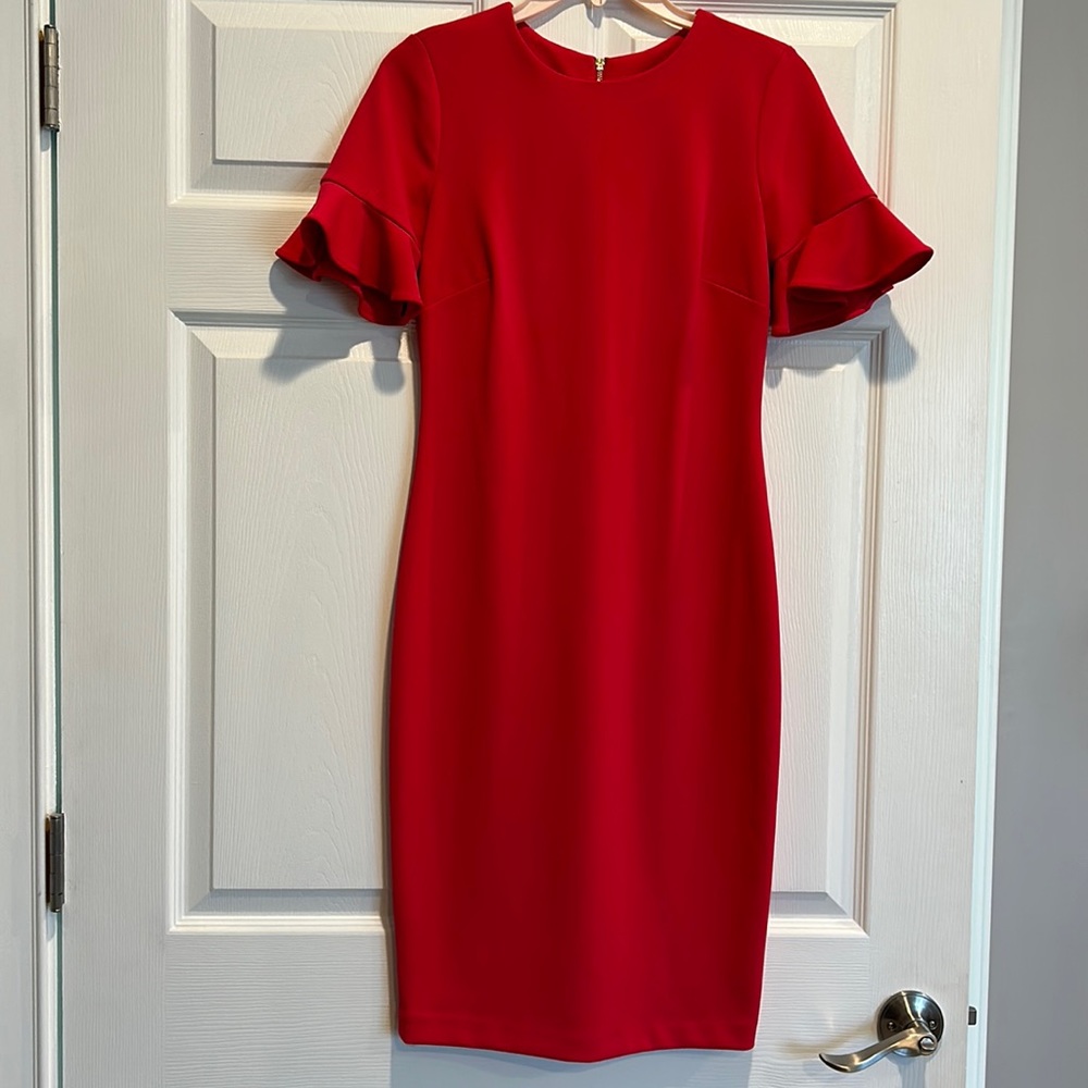 Calvin Klein Magenta Dress